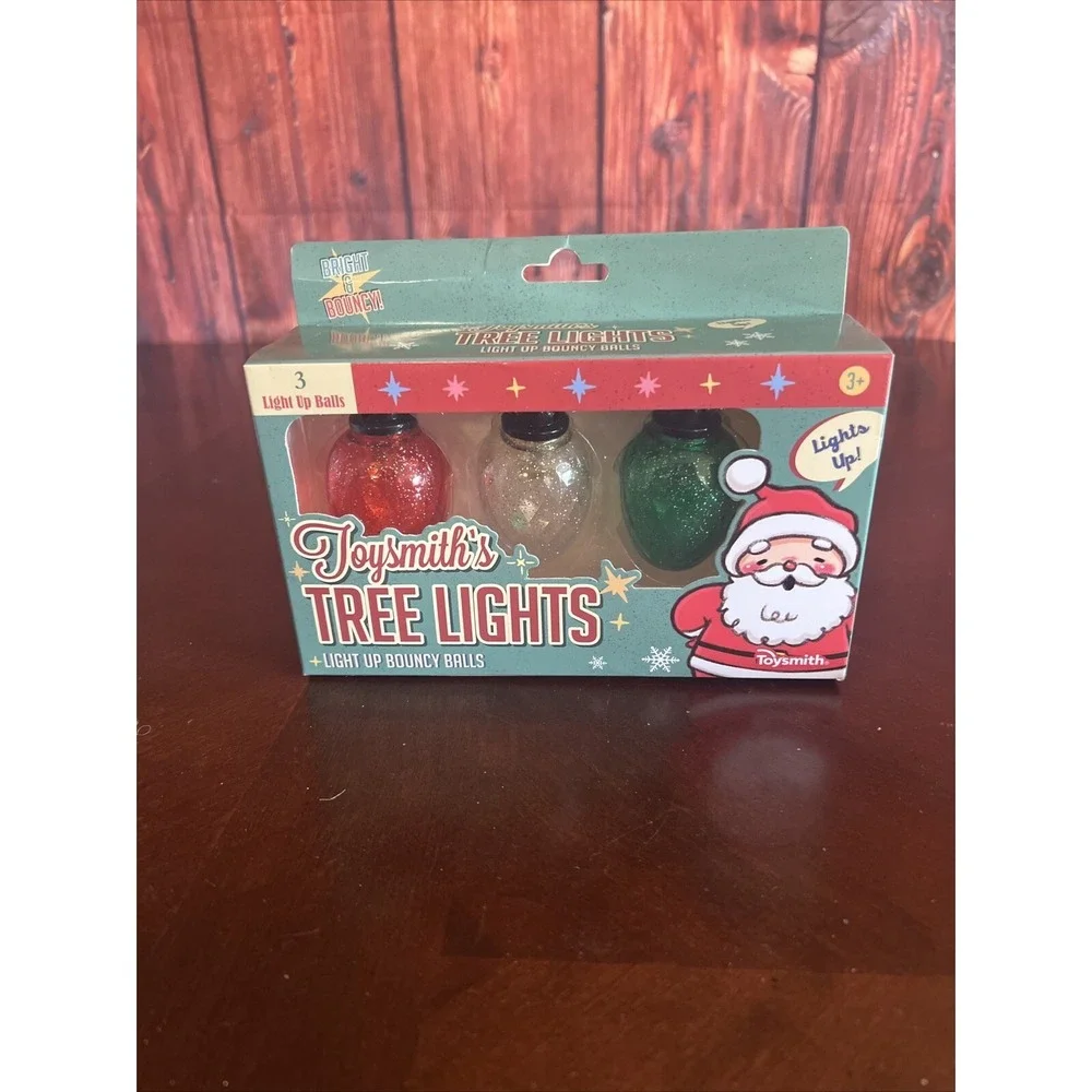 Christmas Bouncy balls Joy smiths Tree Lights Bright And Bouncy